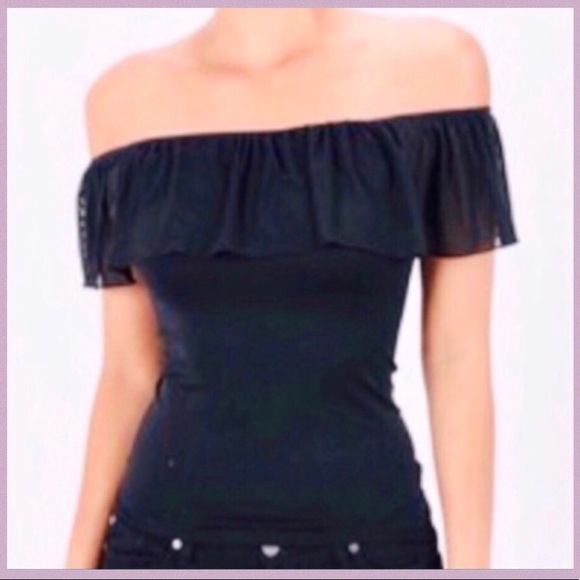 BLACK TULA SEAMLESS STRETCH TOP - Picture 3 of 10